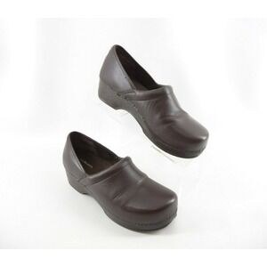 G.H Bass & Co. Bass Melinda II Brown Clogs Cushion Step Shoe Size 10M‎